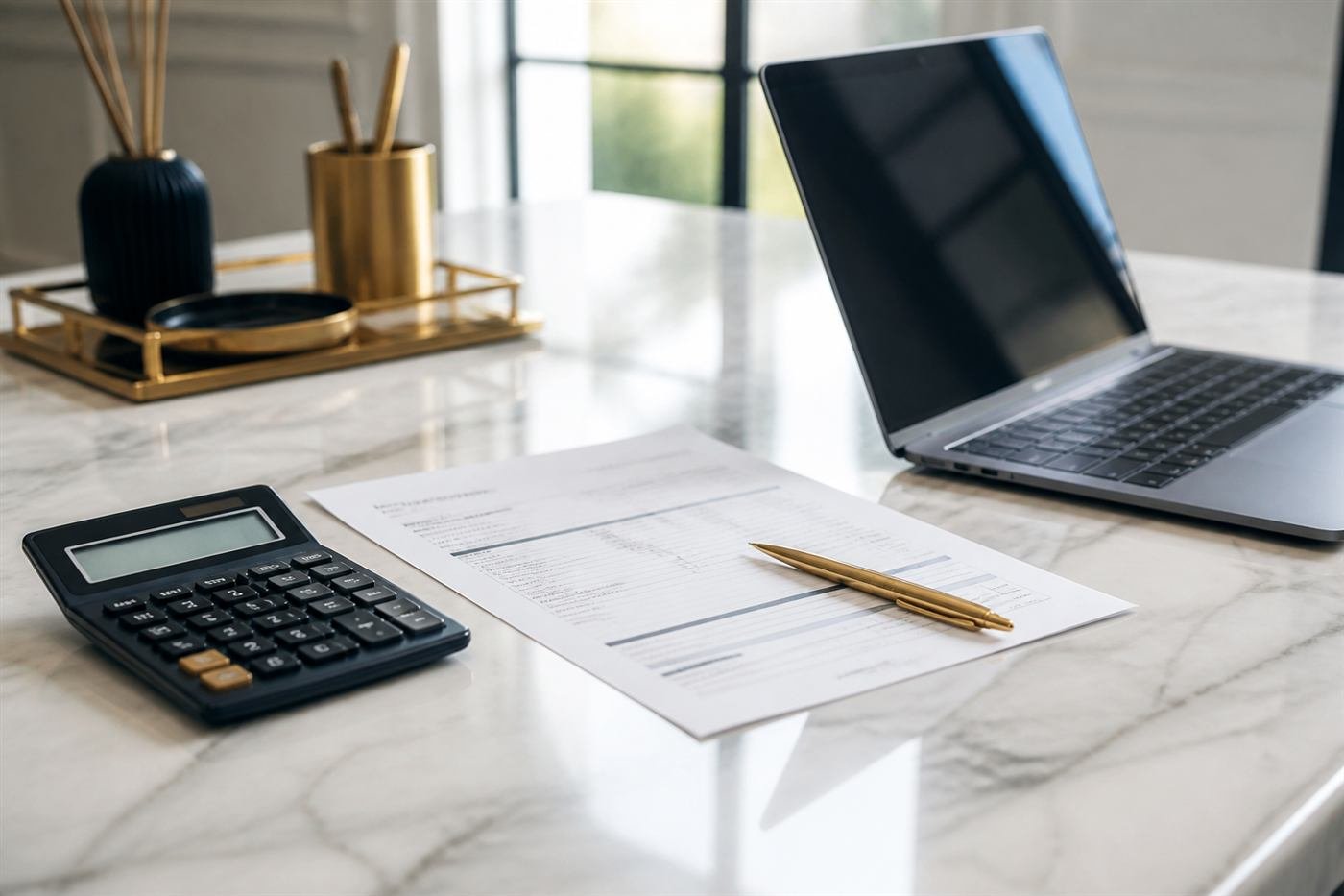 Reviewing placement cost on a desk